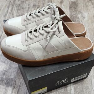 Zac Zac Posen Ashley Sneaker Mule Off White Women's Slip On US 9.5